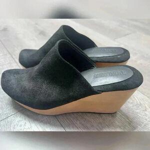Rachel COMEY Warren Black Suede Platform Mules Size 9 $475